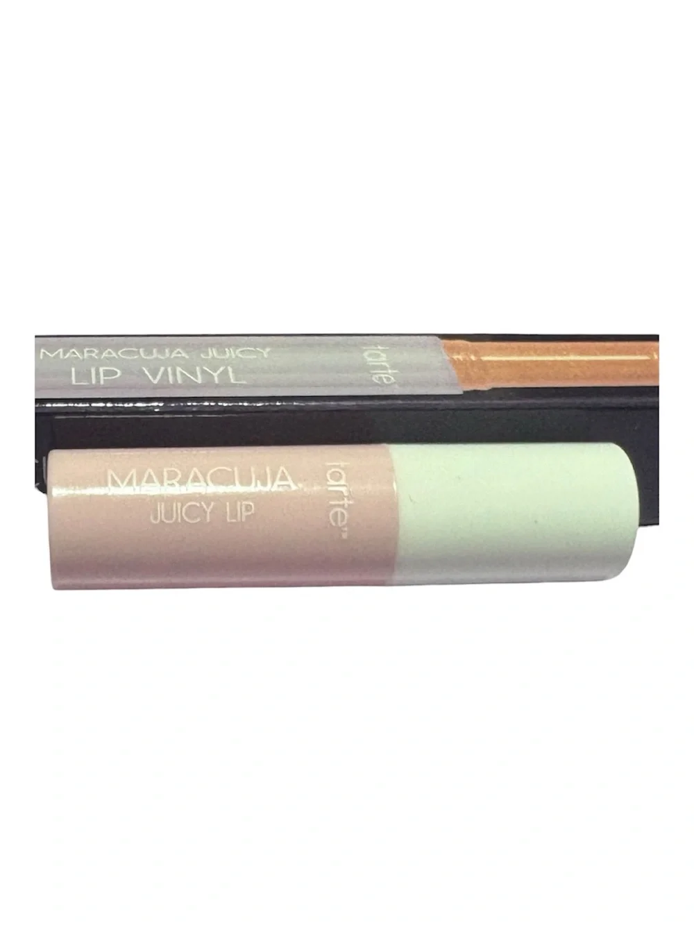 Tarte Maracuja Juicy Lip High Shine Vinyl Gloss in Shimmering Daisy & Mini Rose